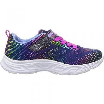 Skechers LITEBEAMS GLEAM N' DREAM, Zapatillas Deportivas para Niñas, Navy
