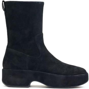 Bottes FitFlop F-Luma Demi-Wedge Suède Noir
