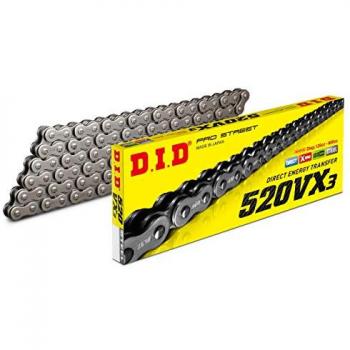 D.I.D 520VX3 Motorcycle Transmission Chain, 114 Links