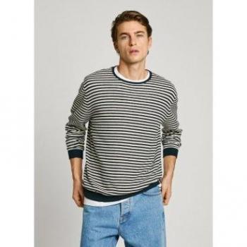 Vistazo Rizado en Rayas – Pepe Jeans Polo Masculino, 100% Algodón Verde (L)