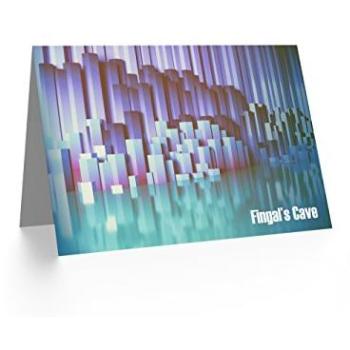 Staffa Fingal's Cave Abstract Card – Artery8 Scottish Landmark