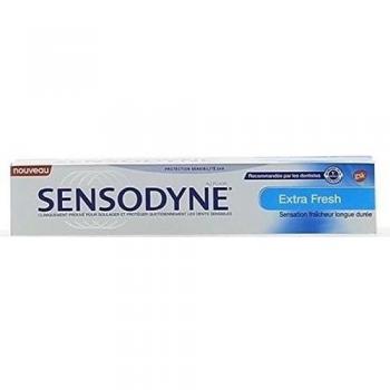 Sensodyne Dentifrice Soin Extra Fresh, Pour Dents Sensibles, Protection 24h Contre La Sensibilité Dentaire, 75 ml