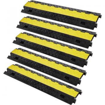 Mophorn 5-Pack Heavy Duty Hose Protector Ramp