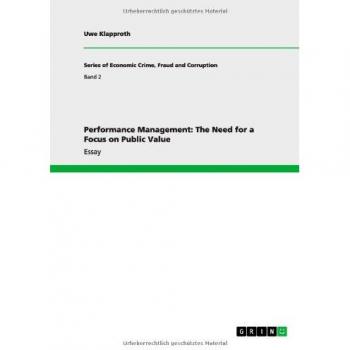Performance Management: The Need for a Focus on Public Value