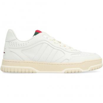 Gucci Women's White Quilted Sneakers | Size 6 US