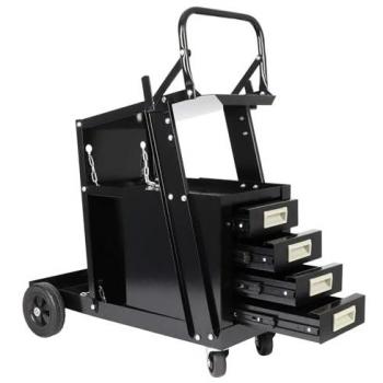 Chariot de soudure avec 4 tiroirs