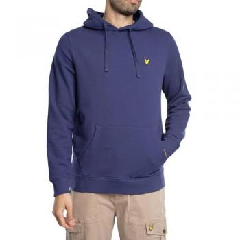 Men's Lyle & Scott Pullover Hoodie in Navy – Regular (36)