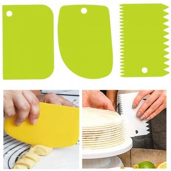 ProBake 3‑Pack Cake Spatula & Scraper