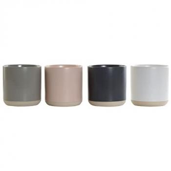Caneca DKD Design de Interiores Gres Rosa Pálido 350ml