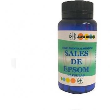 Pacote com 5 sais de Epsom 100 cápsulas