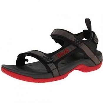 Teva Tanza M's Sandalen für Herren, Schwarz (792 Black/red)