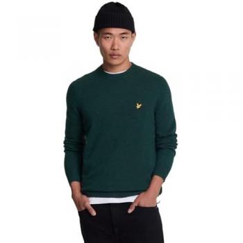 Rundhals‑Pullover Lyle & Scott Blend – Schafwollmix mit argylenmuster