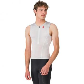 UltraRun 3 Rosso Corsa Senza Manica Bianco Extra Large
