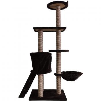 LuckyPet Arbre à Chat avec Griffoir et Niche pour Chats