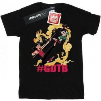 T-shirt Wreck It Ralph Mulan e Vanellope in cotone per ragazze