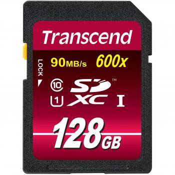 Tarjeta de memoria Transcend SDXC 128GB Clase 10 UHS