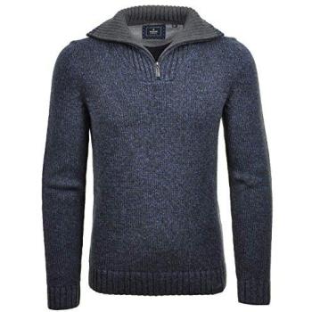 RAGMAN Troyer Herren XXL Blau – einfarbiges Baumwolltop