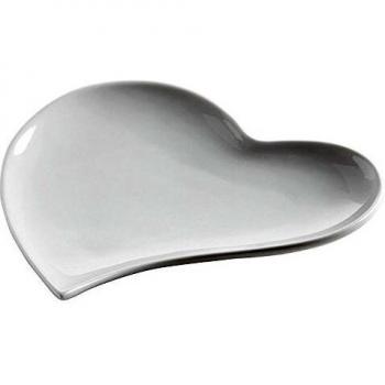 White Basics Romantic Porcelain Plate – 17 cm
