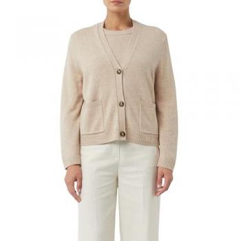 Comma V-Ausschnitt Strickjacke 46