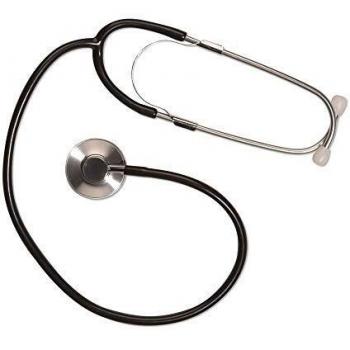 Stéthoscope professionnel en métal pour costume
