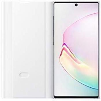 Capa Transparente Clear View Samsung Note 10+ Branca