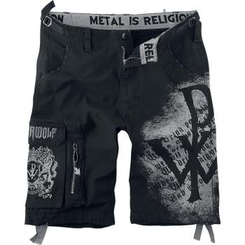 Powerwolf EMP Short – Schwarz/Grau, Größe S