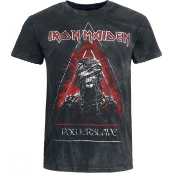 T‑Shirt Carbone “Powerslave” con testa di mummia – Uomo 4XL – Iron Maiden
