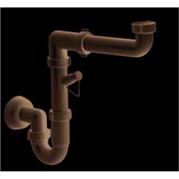 Siphon lavabo 1 voie design réduit