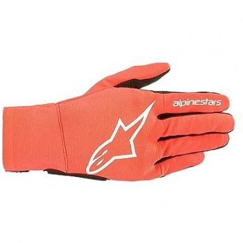 Alpinestars Reef Fluo Motorradhandschuhe für Kinder Rot-Weiß-Schwarz