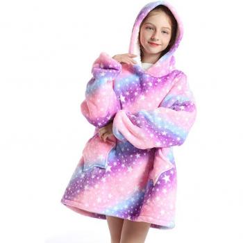 Capa de Dormir Sherpa Arcoíris para Niños