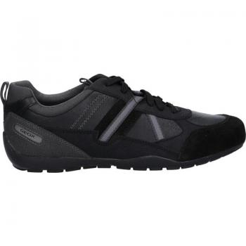 Geox Ravex Basse Basket Lacetté Noir Mixte