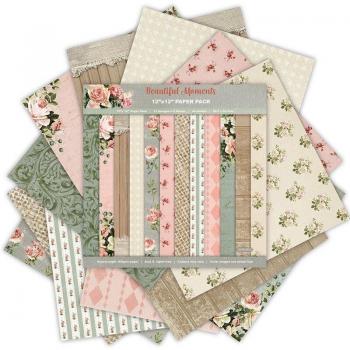 Vintage Spring Flower Paper Set for Journals