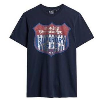 Gasoline Workwear T-Shirt von Superdry – Herren, Blau, S