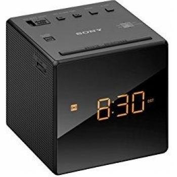 Sony ICF‑C1B Multifunktionsuhr + Radio – LED, Alarm – Schwarz