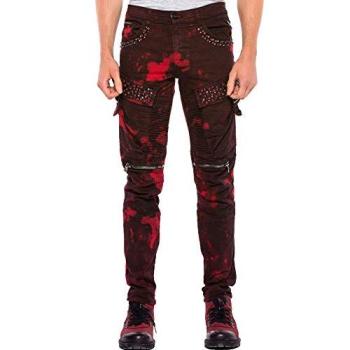 CIPO & BAXX Herren Jeans mit Punk-Elementen