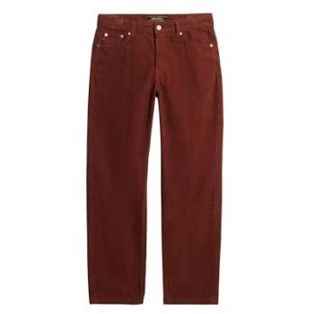 Superdry Damen Cordhose, gerade geschnitten