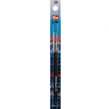 Prym Gancio Uncinetto Argento 1,75 mm Record – Set di Scheda, Aghi e Ferri