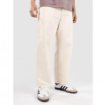 Carhartt WIP Wide-Beige Logo Back Pocket Jeans – L