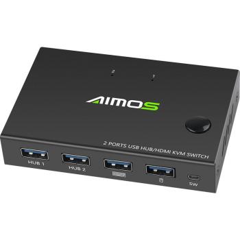 AIMOS – commutateur KVM 2 ports HDMI 4K @ 30Hz
