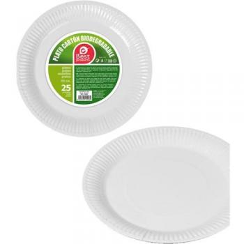 Piatti Carta Bianco Eco 25 Unità 23 cm