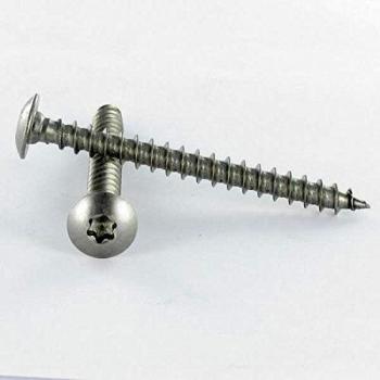 Vis Penture 6x35 Torx T30 Noir Laqué A2