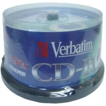 CD-R Verbatim 25 unidades 700 MB 52x