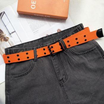 Solid Color Adjustable Waist Strap