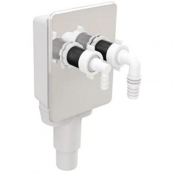 Siphon double pour drainage intégré d'appareils