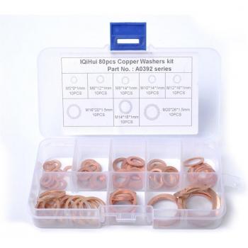 80pcs Copper Oil Pan Gasket Set