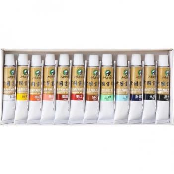 Pigmento para acuarelas chinas, kit de 5/12ML, 12/18/24/36 colores, útiles de dibujo para artistas y estudiantes