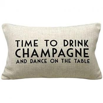 Lo+DeModa Champagner‑Kissenbezug – 50 cm × 30 cm × 0,2 cm, 100 % Baumwolle