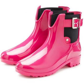 Schlupfstiefel Chelsea-Design in Pink