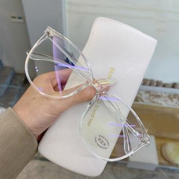 Oulylan Stylish Black Round Spectacles
