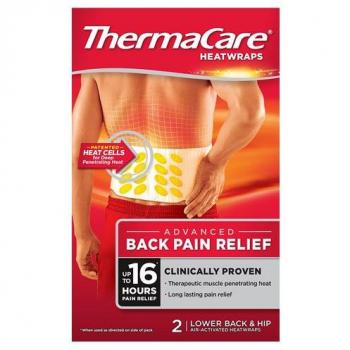 THERMACARE LOWER BACK HEAT WRAPS RED PACK